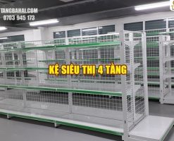 Kệ siêu thị 4 tầng